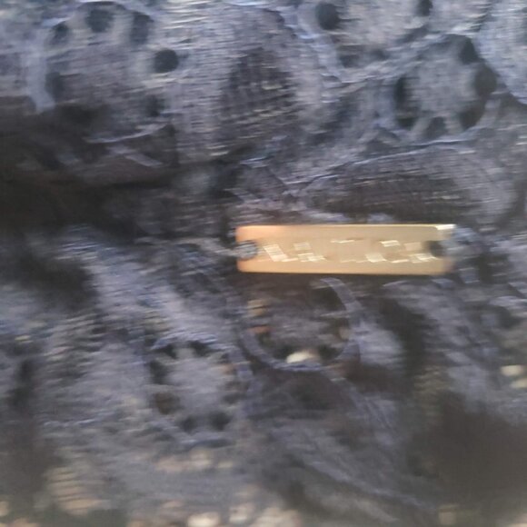 Nautica INTIMATES RACERBACK LACE BRALETTE  NAVY BLUE SIZE MEDIUM - Picture 2 of 4
